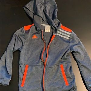Adidas sweater and pants size 7 Boys